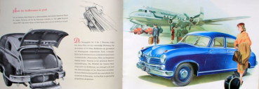 Borgward Hansa 2400 Modelprogram 1952 Carbrochure (10039)